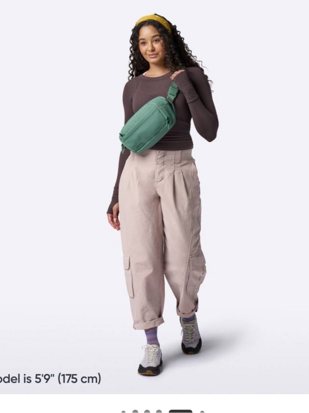 Owala 3.5L all-day crossbody bag in sea glass